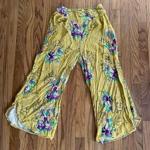 Rip Curl ✨🌼 floral beach pants boho wide leg